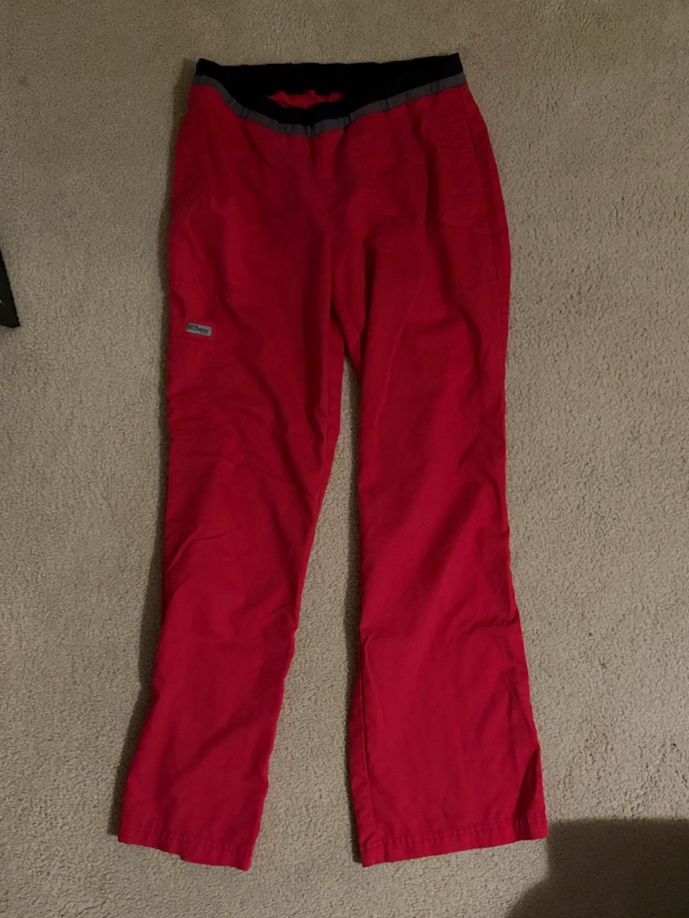 Grey's Anatomy Red Scrub Pants